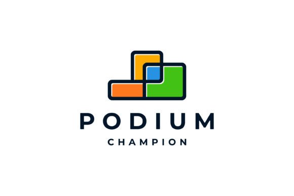 Download Orange Green Podium Champion Tournament - Champion Collection