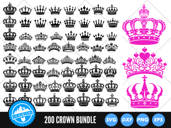 Download Royal Crown SVG Bundle, King Crown SVG - Crown Collection