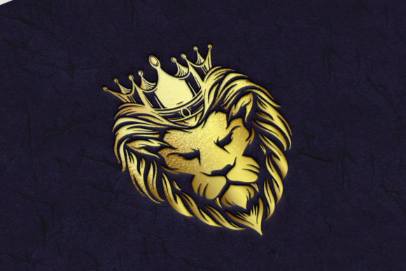 Download Crown Gold Lion Logo Company Premium - Crown Collection