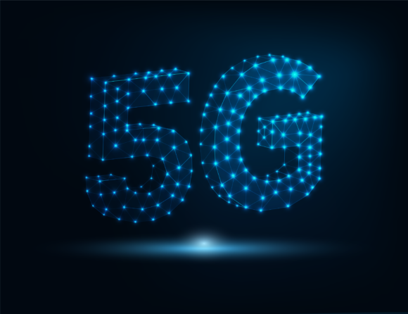 Download Low Poly 5G Technology Graphic Element - Element Collection