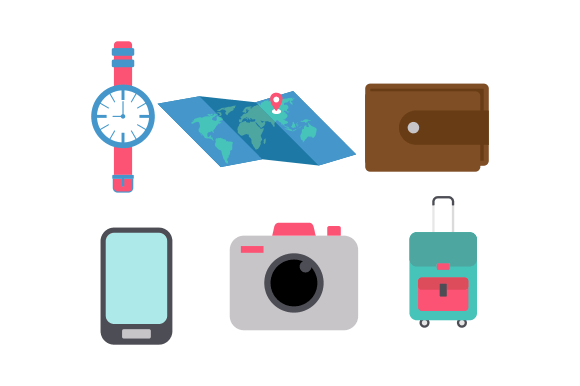 Download Travel Elements Logo Collection Vector - Element Collection