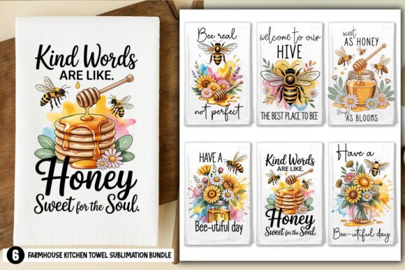 Download Kitchen Towel Sublimation Bundle - Towel Collection