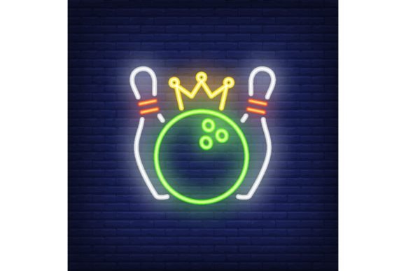 Download Bowling Competition Neon Sign. Bowling P - Competition Collection