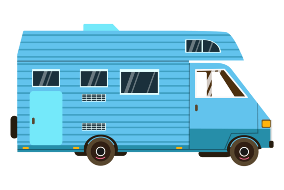Download Camper Car Cartoon Vehicle. Motor Home L - Motor Collection