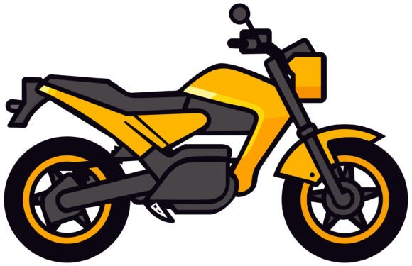 Download Illustration of Motor Cycle Vector - Motor Collection